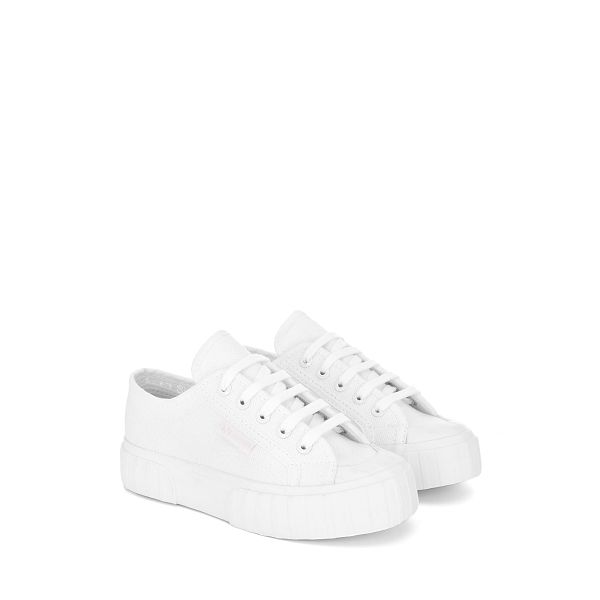 Superga 2630 Stripe Grey Low Top Sneakers - Kids Sneakers USA | US5120626